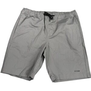 Neff Mens Hybrid Walk Shorts Grey Elastic Waist Drawstring L NWT